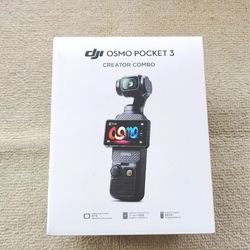 DJI Osmo Pocket 3 Creator Combo Gimbal Camera Handheld 3-axis Vlogging 4k.