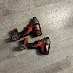 Milwaukee M18 Taladros De Impacto $100 Por Los Dos Firme Precio Tool Only 