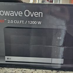 LG MICROWAVE OVEN.... OVER THE COUNTER.....2.0 CU.... 1200 WATT...NEW.....$ 120