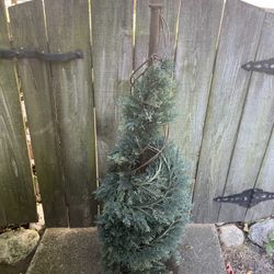 faux garden topiary tree