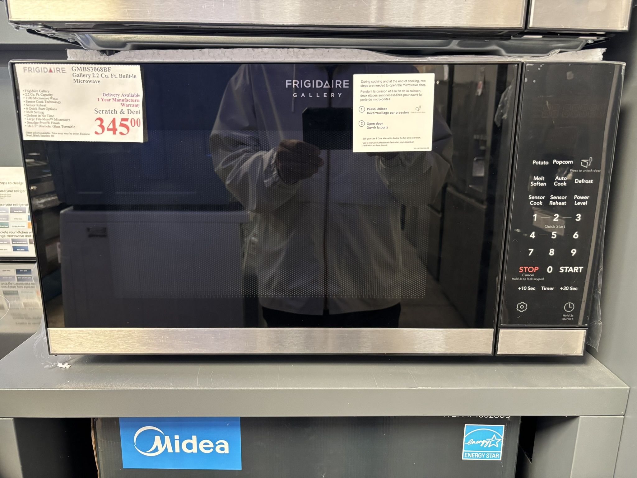 New FRIGIDAIRE Gallery 2.2 Cu. Ft. Built-in Microwave