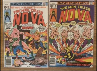 Bronze Age Marvel Nova Story Arc Lot (#8 & #9) – Megaman Two-Part Story