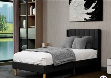Modern Twin Bed Frame (New & Assembled)
