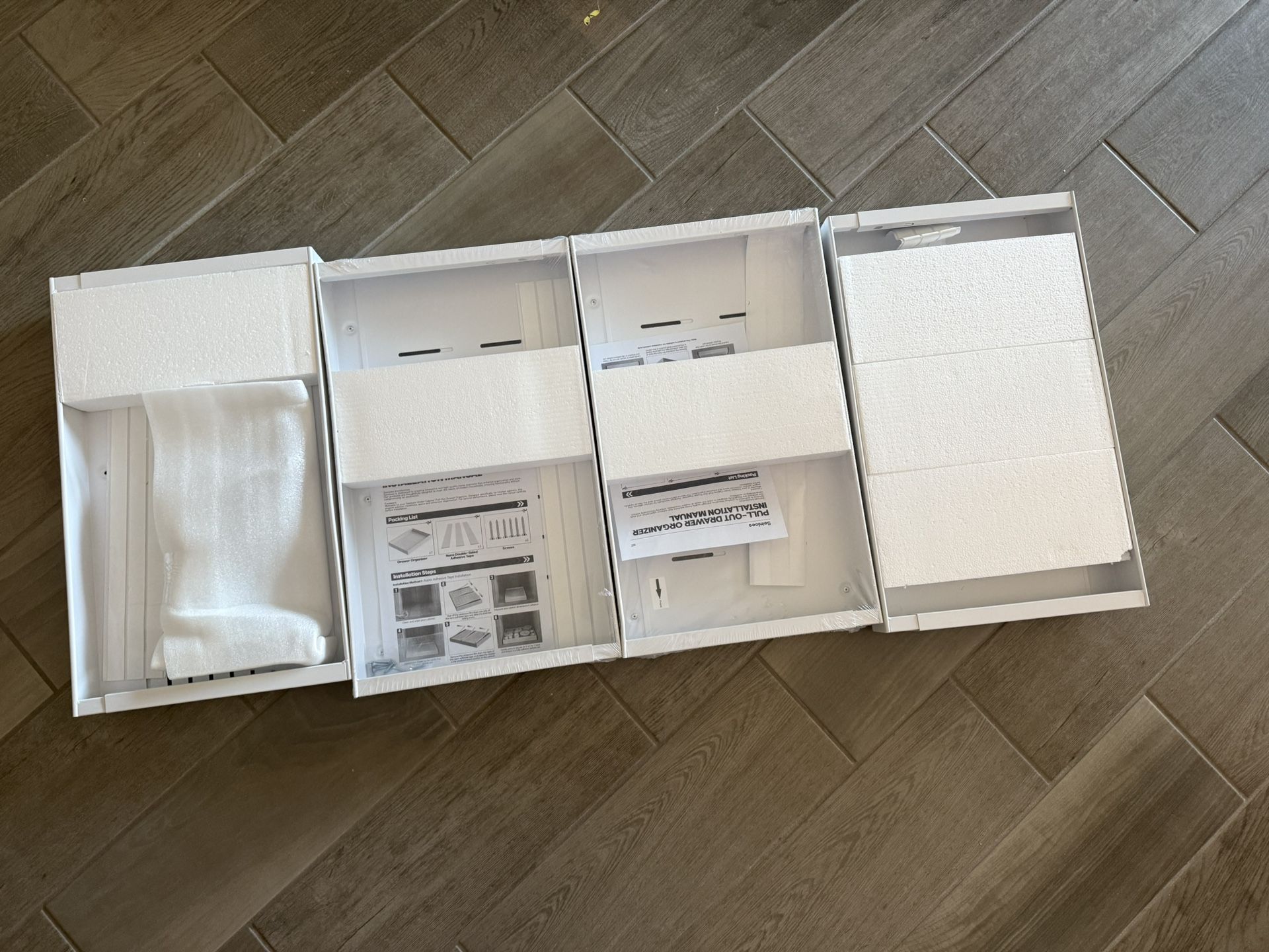 4Pack Expandable Pull Out Cabinet Organizer