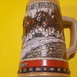 1988 Limited Budweiser Stein **CHRISTMAS SPECIAL**