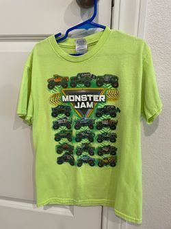 Monster Jam Neon Green Youth T-shirt