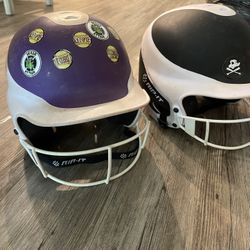 Softball Glove And Helmets For Sale
