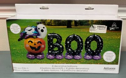 NEW Anagram AirLoonz "BOO" Halloween Balloon Set just $8