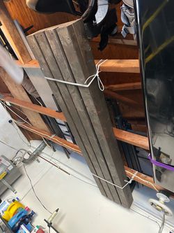 Wooden bench