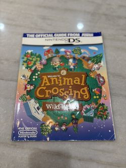 Urgent sale official Nintendo players guide animal Crossing wild world DS