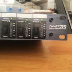 dbx Zone pro640 Digital Zone Processor
