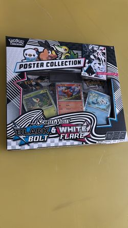 Pokémon Scarlet & Violet Black Bolt & White Flare Poster Collection