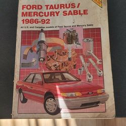Ford Taurus/Mercury Sable 1986-92 Manual