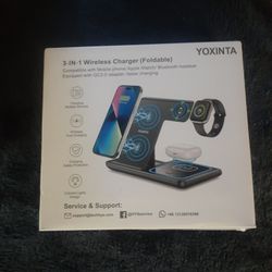 3 In 1 Brand New Wireless Charger