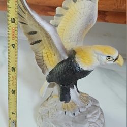 Porcelain Eagle Figurine