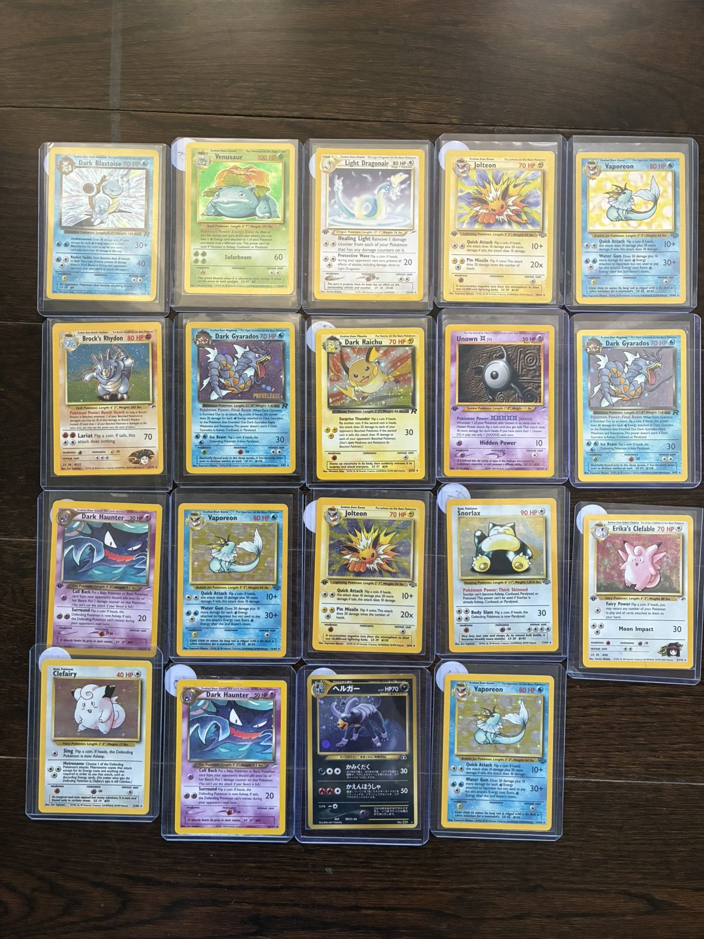 Vintage Pokemon Card Lot