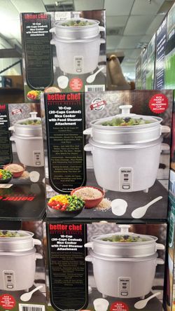 Better Chef 20-Cup Rice Cooker with Food Steamer | Brand New in Box