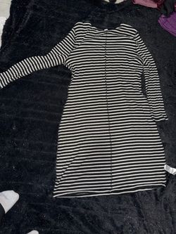 Black Strip Dress