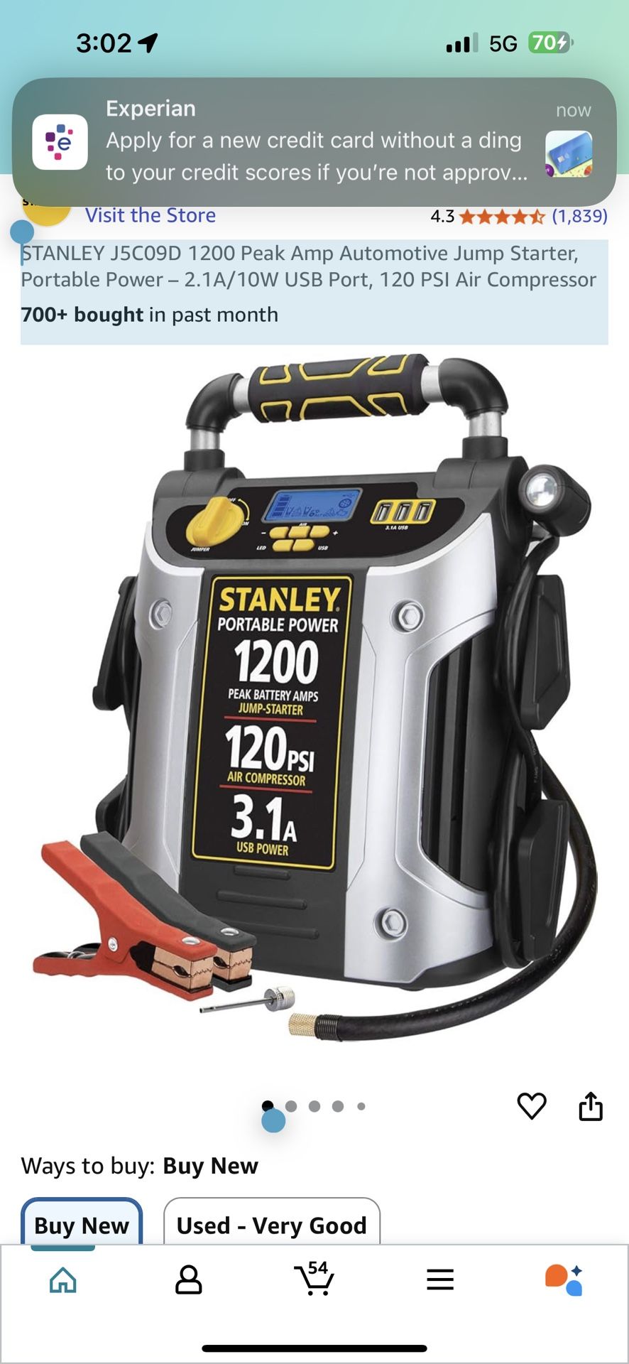 Jumpstart for car
