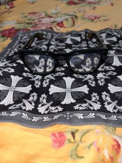 Real chrome heart glasses