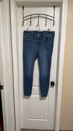 Women's Blue Skinny Jeans Size 14R
