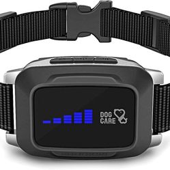Rechargeable Bark Collar - Dog Bark Collar with Intelligent Bark Control, Vibration, Effective Sound, Shock Modes Training Collar with 5 Adjustable Le