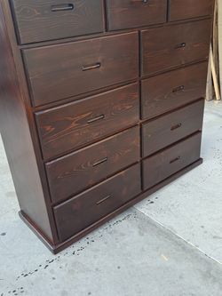 Cajonera De 11cajones. 100% Madera De Pino En Varios Colores
