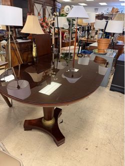 Lacquer Dining Room Table - great condition - 70” x 41”