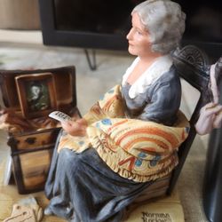 Vintage “Memories” By Norman Rockwell, 1980, 5”tall 5” 

