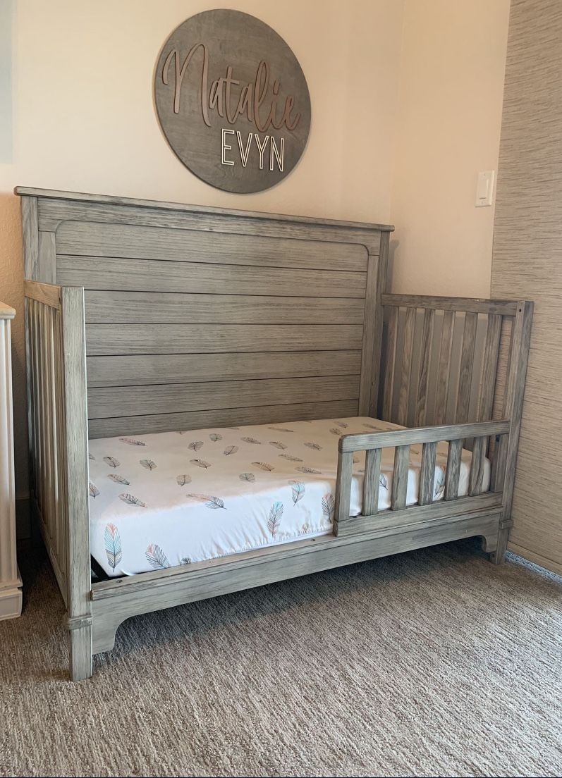 Baby Crib and Dresser