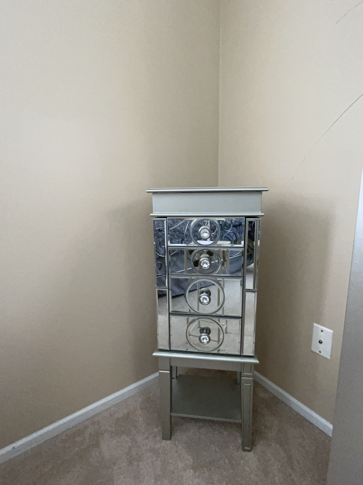 Standing Jewelry Cabinet