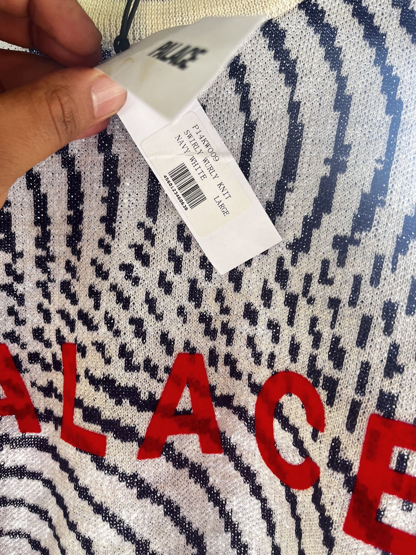 Palace Swirly Wurly Knit Sweater Size L