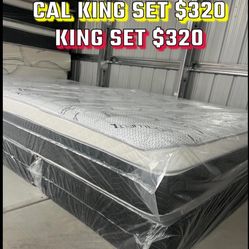 Cali King/ King / Pillow Top Mattress Set