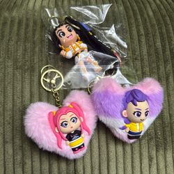 Heart Kpop Keychains 
