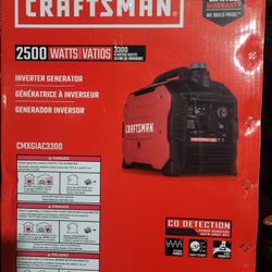 Craftsman 3300 Watt Generator, Single Fuel Gasoline, Inverter Generator CMXGIAC3300...NEW_NUEVO $750 PRECIO FIJO_FIRM PRICE 