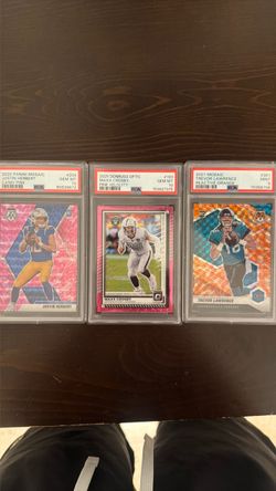 Selling These 3 PSA graded Cards Maxx Crosby /99