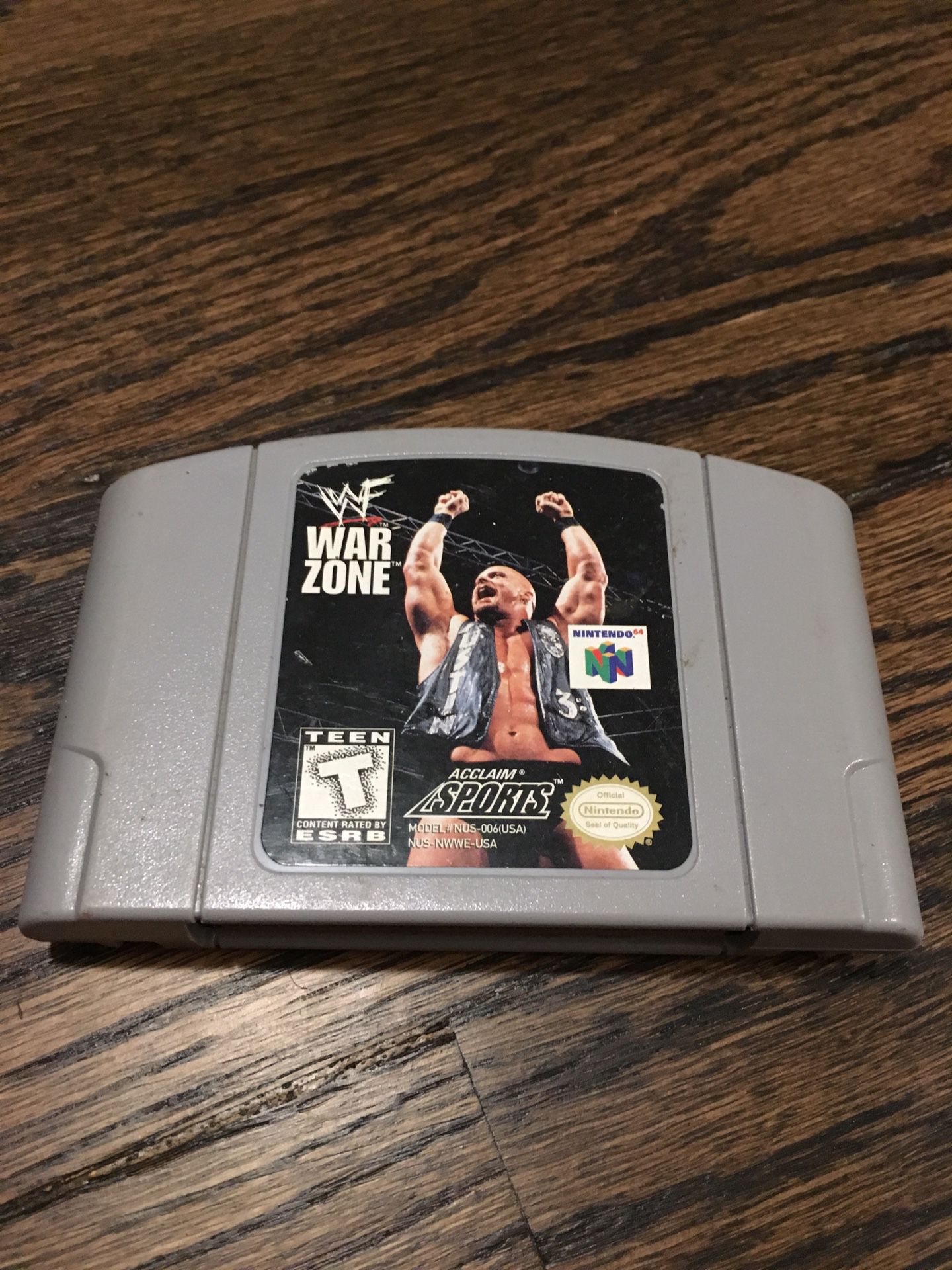 N64 WWF War Zone Game