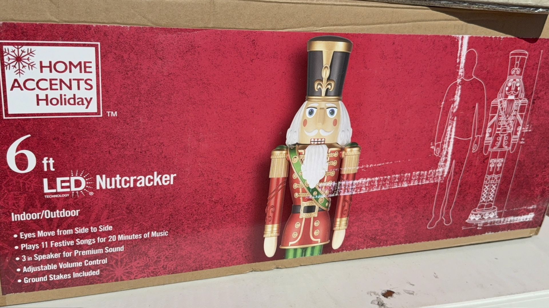 6 ft LED Nutcracker indoor/outdoor $120 EACH