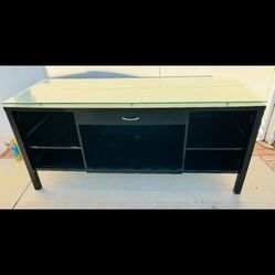 Glass Black Table/ Tv stand