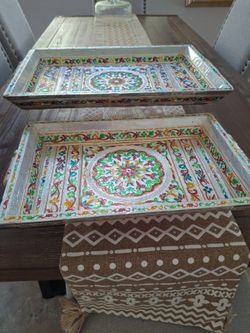 Decorative wooden Trays