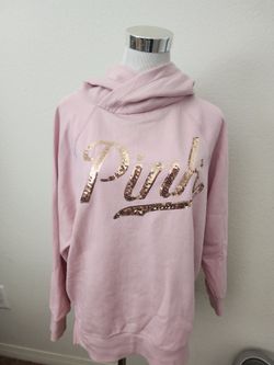 Pink hoodie in size xs