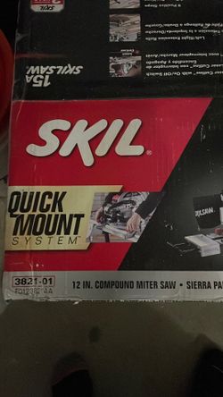 12” compound miter saw. Craftsman