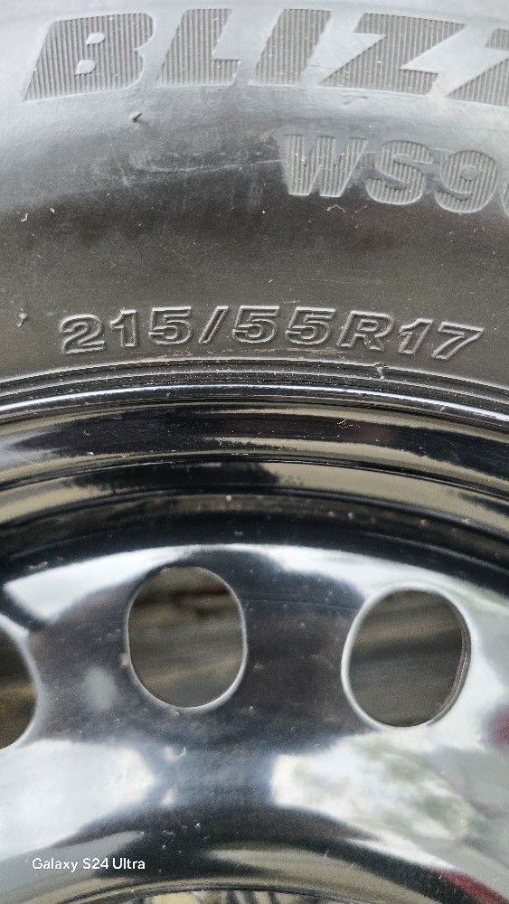 17" wheel and snow tire package