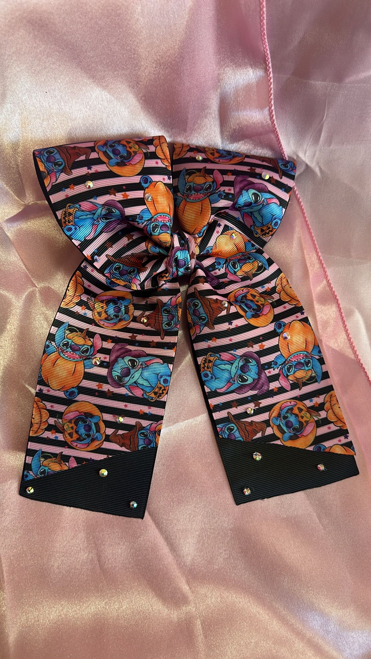 Stitch Halloween Bow
