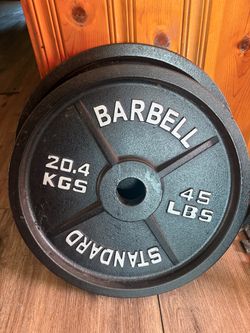 Pair of 45lb weights