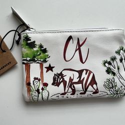 starbucks california coin purse