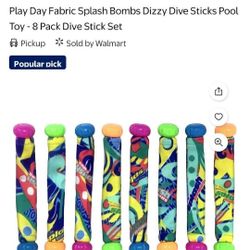 New In Package!!  8 Diving Sticks, Fun For All. See 👀 All Photos. Cash & Pickup Only.