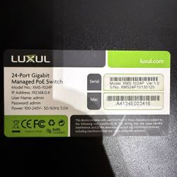 Luxul XMS-1024P