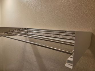 Drying rack collapsible wall mount
