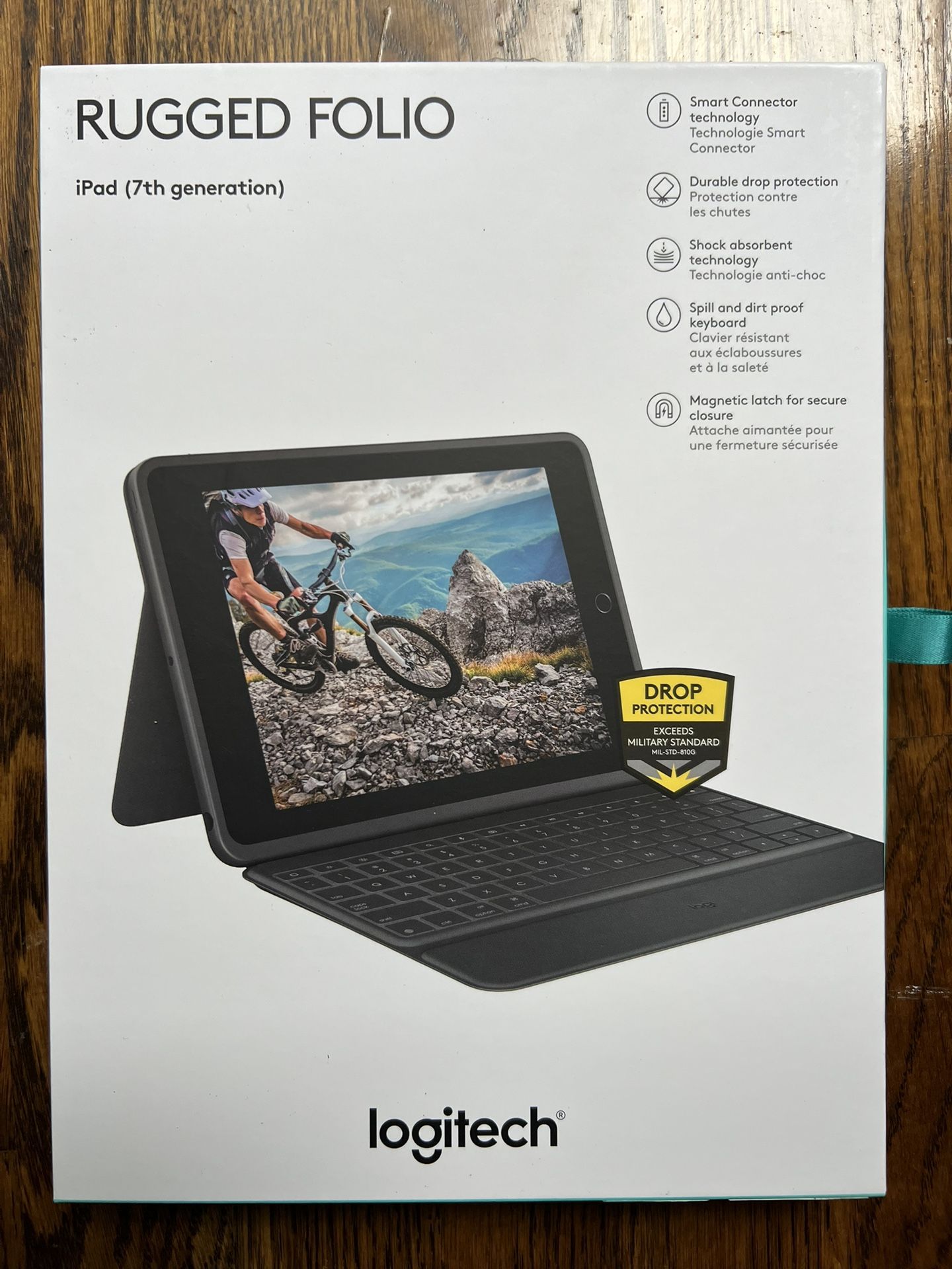 Logitech Rugged Folio Case with Keyboard (Brand New)